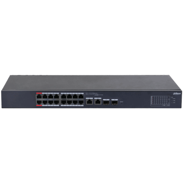 DH-CS4218-16ET-240_2 Dahua 18-Port Cloud Managed Desktop Switch with 16-Port PoE