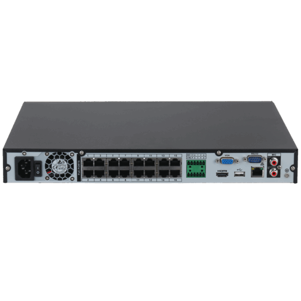 DHI‐NVR2216‐16P‐4KS3_3 Dahua 16CH 1U 16PoE 2HDDs Lite Network Video Recorde