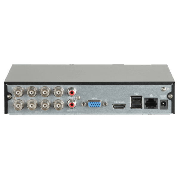 DH‐XVR1B08H‐I(V2.0)_3 Dahua 8CH Penta-brid 5MP Value/1080P Cooper 1U 1HDD WizSense Digital Video Recorder