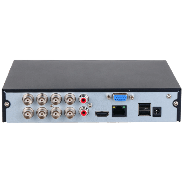 DH‐XVR1B08‐I(V2.0)_3 Dahua 8CH Penta-brid 1080N/720P Cooper 1U 1HDD WizSense Digital Video Recorder